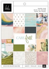 Heidi Swapp Single-Sided Paper Pad 6"X8" 36/Pkg Care Free