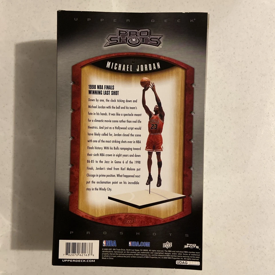 Pro Shots Upper Deck Michael Jordan NBA Finals 1998 Winning Last Shot Figure.  - Image 3 of 4