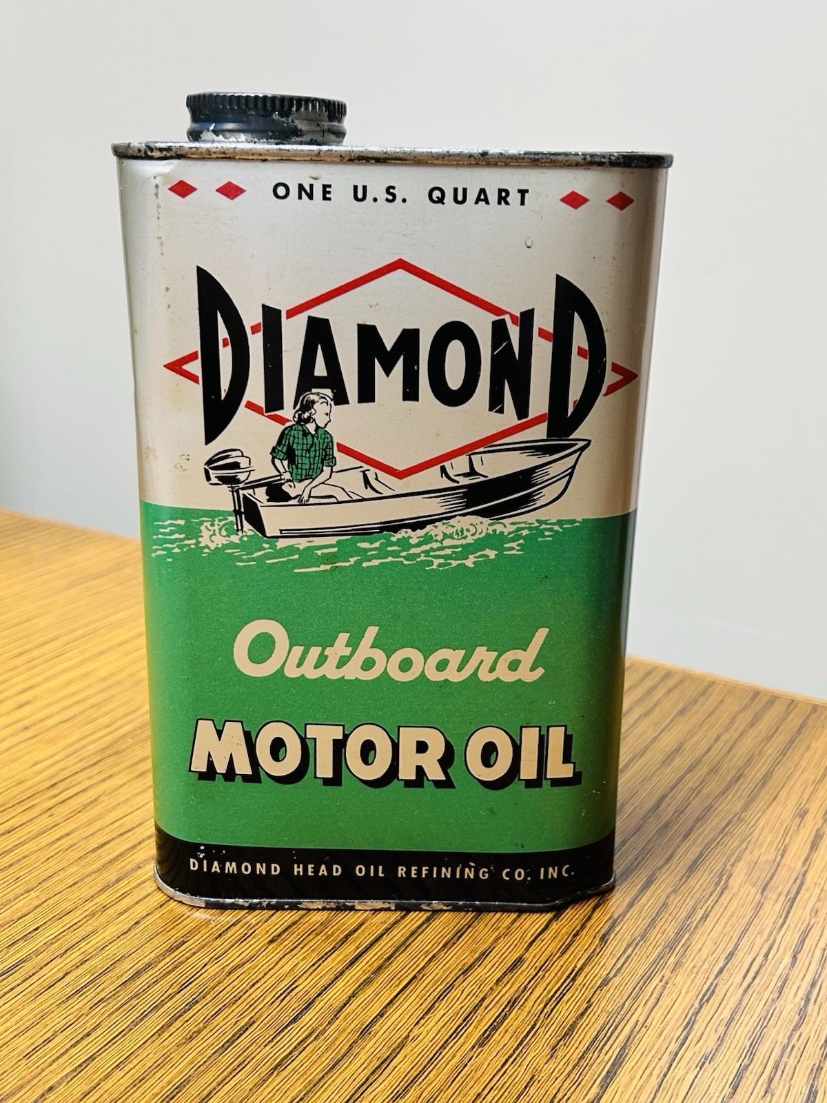 Advertising Tin 1 Quart Can  Full