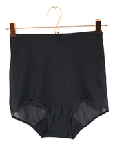 Vintage 50s 60s Black Sheer KAYSER USA Nylon Gusset Size 5