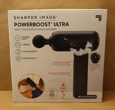 Sharper Image Powerboost Ultra Deep Tissue Percussion Massager