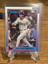2025 Topps Series 1 Jackson Merrill 1990 35th Anniversary Insert #T90-64 Padres