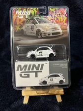 Mini GT 809 LB-WORKS x Abas Works ABARTH 595 - Gara White