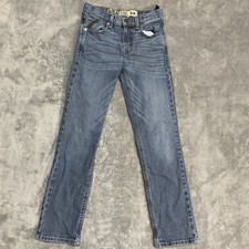 Ariat B5 Slim Jeans Boys 12 Medium Wash Blue Cotton Blend Button Zip