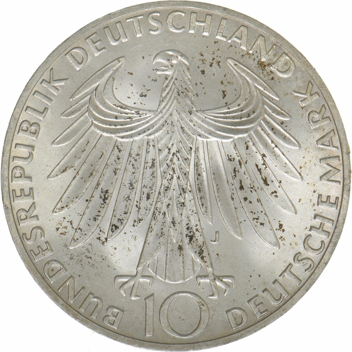 Federal Republic of Germany | 10 Deutsche Mark Coin | KM:132