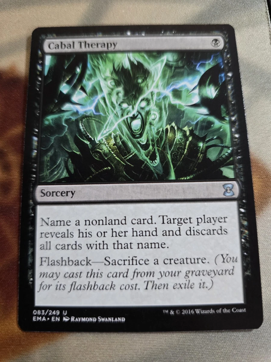 Cabal Therapy Magic: The Gathering Individual Trading Card Games