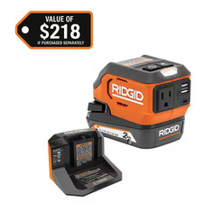 18V Cordless AC Inverter Kit with 2.0 Ah Lithium-Ion Battery and Charger NEW