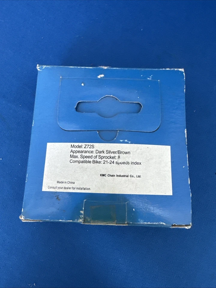 Cadena de bicicleta KMC Z7 7 velocidades 116L 1/2" x 3/32" Foto 3 de 3