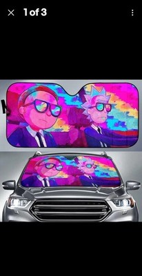 Rick & Morty Colorful Cool Auto Sun Shade Windshield Sunshade Car Sunshade