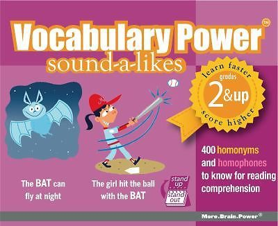 #ad #ad Vocabulary Power: Sound A Likes 9781602140356 spiral bound PlayBac $14.09
