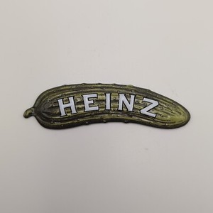 Heinz Pickle Magnet Metal Enamel Vintage Rare Promo Promotional 