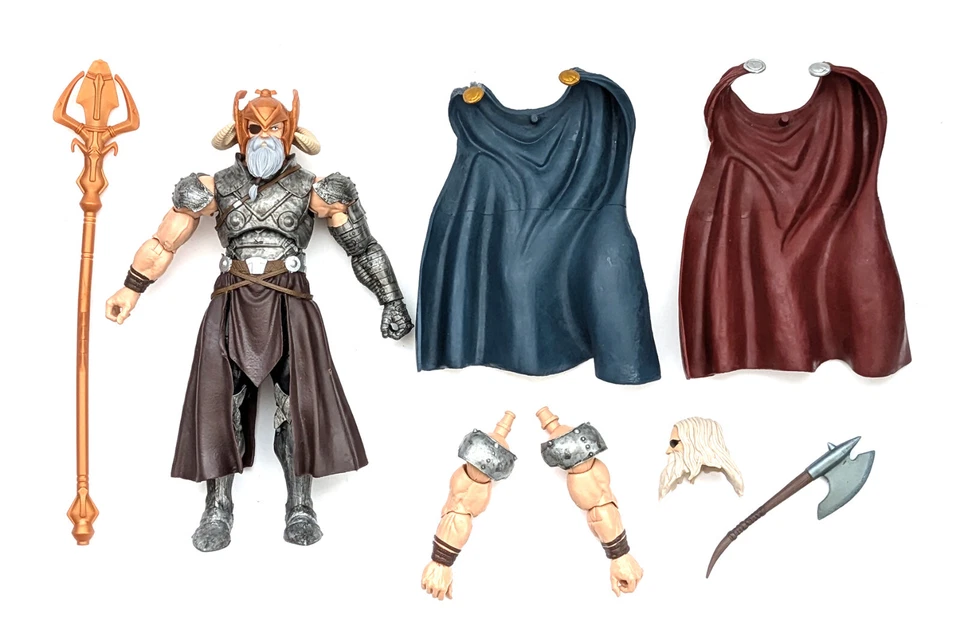 Figura completa Hasbro Marvel Legends Odin Allfather BAF 2015 7" Thor Foto 2 de 2