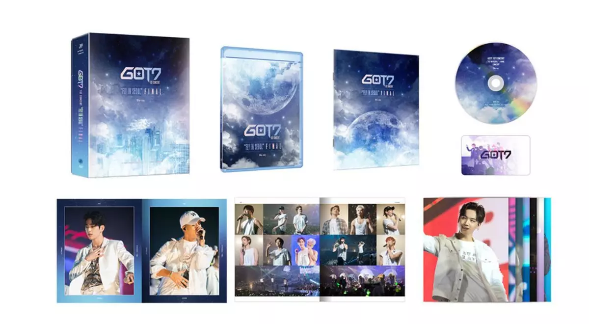 GOT7 1st CONCERT FLY IN SEOUL FINAL K-POP BLU-RAY + PHOTOCARD +