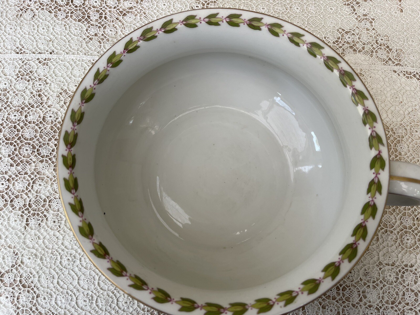 Handsome Antique Limoges Chamber Pot With Pink Roses eBay