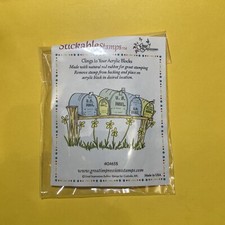 Mailbox Letter Postage Stickable Cling Stamp