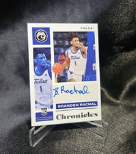BRANDON RACHAL ROOKIE  AUTOGRAPH 2021 PANINI CHRONICLES DRAFT PICKS TULSA CR-BRA