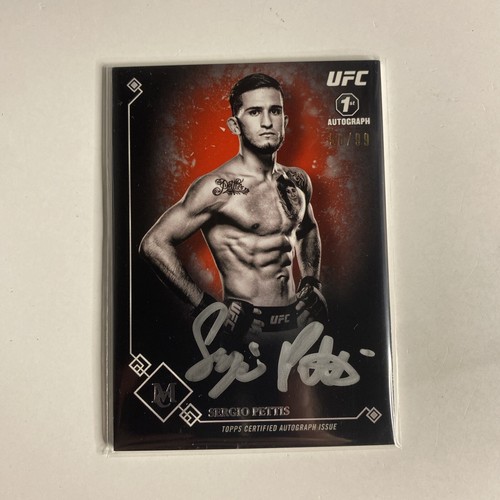 2017 Topps UFC Museum Sergio Pettis 1st Auto 56/90