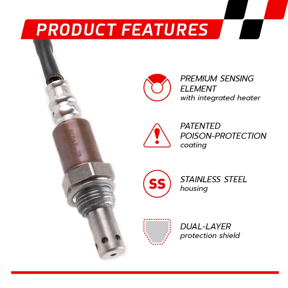 2.4L Upstream Oxygen O2 Sensor for 2004-2009 2010 Volvo S40 V50 2005-2006 V70 - Image 2 of 4