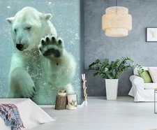 3D Polar Bear O2184 Wallpaper Wall Murals Removable Wallpaper Sticker Eve