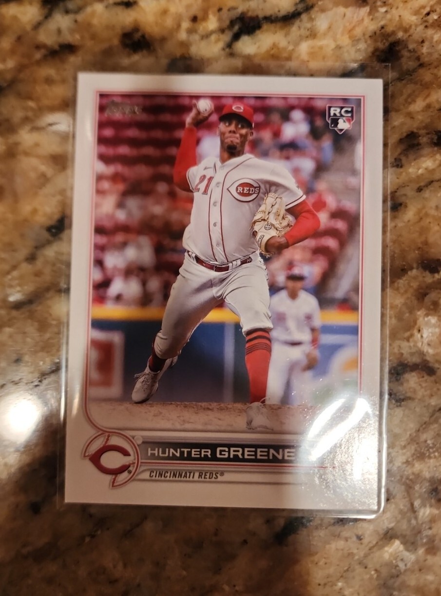 Hunter Greene 2022 Topps Update Series #US160 RC Rookie Card Base