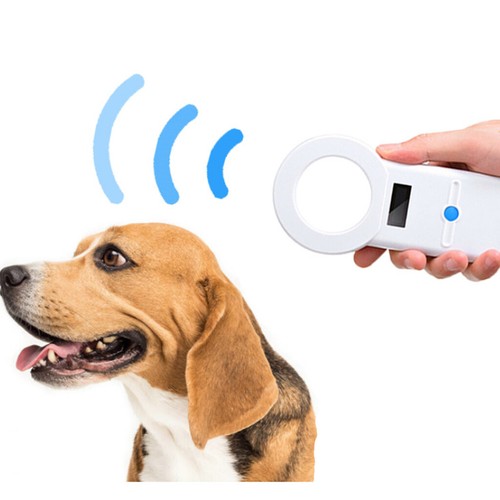Haustier-Chip-Scanner – Wiederaufladbar, Liest FDX-B & EMID, Speichert 128 IDs, Mit USB, Weiß