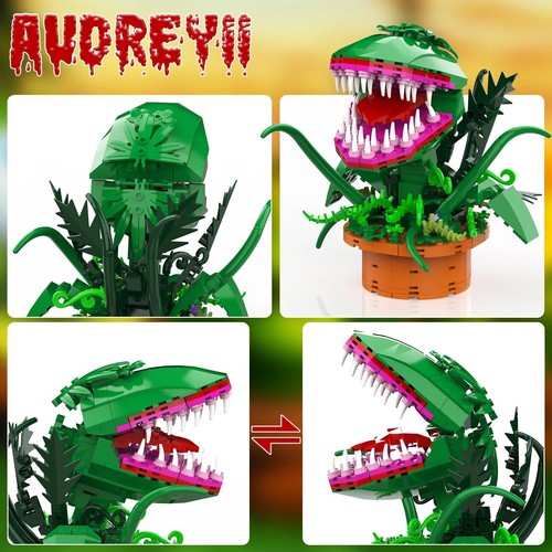 Little Shop of Horrors Audrey II Piranha Pflanze Bausteine Set Spielzeug 6+ 303 Teile - Bild 1 von 5