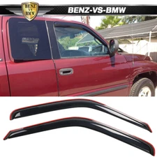 Fits 94-02 Dodge Ram 1500 2500 3500 In-Channel Window Visors Rain Deflector 2PCS
