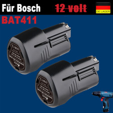 2X 4,8AH 10.8V/12V Li-ion Akku für Bosch BAT411 GSR GWI GSA GDR GMF GOP 10.8 V