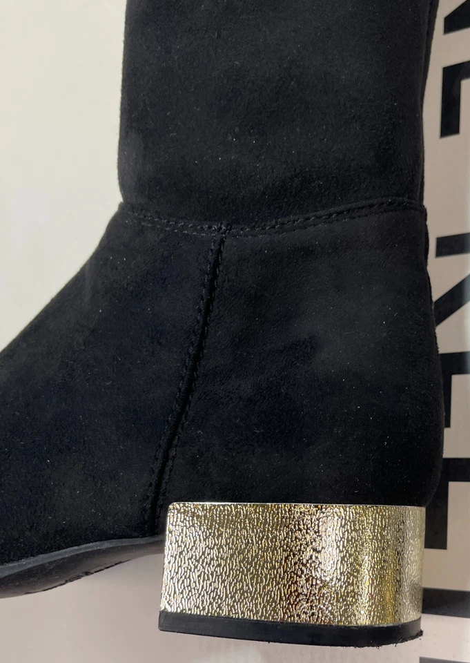 Botas de moda Ann Klein Kimmie de gamuza sobre la rodilla 9,5 M Foto 3 de 4