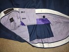 Men's French Blue Glen Plaid Dress Pants From J Hilburn Size 38 X 30 — photo 5