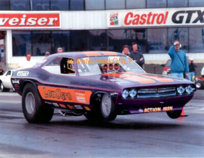 ''Lou Sgro'' x ''Kenny Goodell'' 1971 Dodge Challenger Nostalgia Funny Car PHOTO! #2