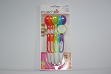 NEW 6 Colorful Munchkin Soft Tip, Easy-Grip, BPA Free, Baby Spoons FREE S/H BCR