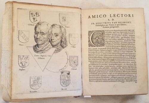 JEAN BAPTIST VAN HELMONT ORTUS MEDICINAE OPUSCULA MEDICA PARACELSO ALCHIMIA 1652 - Zdjęcie 1 z 11