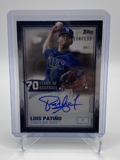 2021 Topps Luis Patino 70 Years Of Baseball Auto Black Border /199 