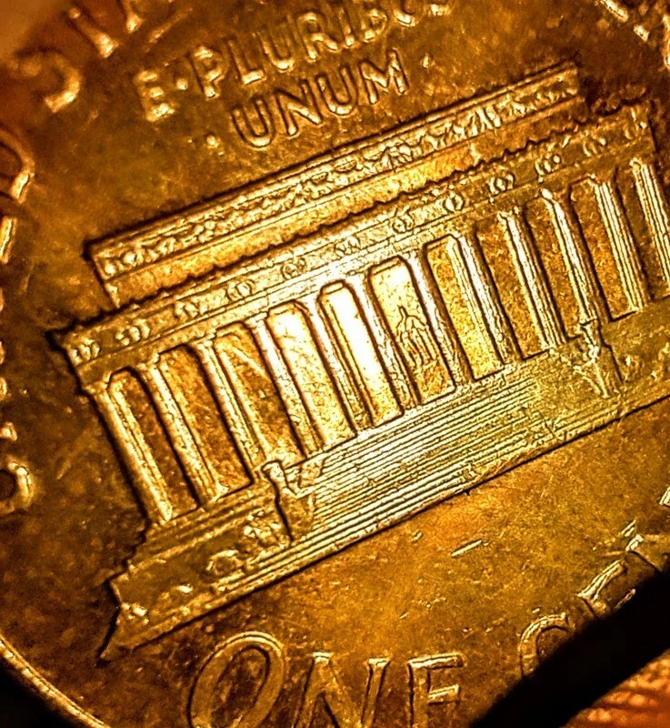 Rare BU-1967 Lincoln Memorial Cent-SMS-No Mint Mark-DDO, "L" in Rim, DCAM  - Image 4 of 4