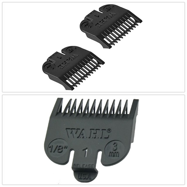 2x PLASTIC CLIPPER GUIDE GUARD 1/8" Wahl Hair Trimmer Replace Part 3114