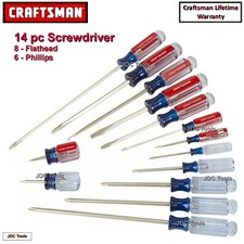 Craftsman Screwdriver Set Slotted Phillips 14piece Cmht65045 Craftsman Screwdriver Set Slotted Phillips 14piece Cmht65045