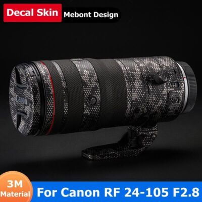For Canon RF 24-105mm F2.8 Decal Skin Camera Lens Sticker Vinyl Wrap ...