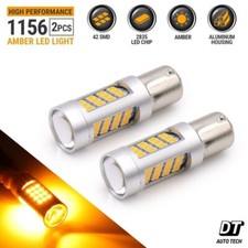 Syneticusa 1156 50w High Power Chip Led Yellowamber Turn Signal Brake Bulbs