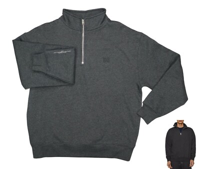 Frame Essential Half Zip Collared Men's Pullover Sweatshirt M NWT