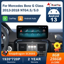8+256G Android 13 Multimedia Carplay Screen For Mercedes Benz G Class 2013-2018