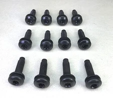 12 ea WindShield Frame & Hinge Torx Bolts FITS 2007 to 2017 Jeep Wrangler JK