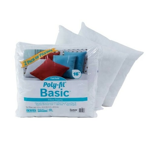 Fairfield 16" x 16" Polyester, Baumwolle dekorative Kisseneinlage, 2 Stück - Bild 2 von 5