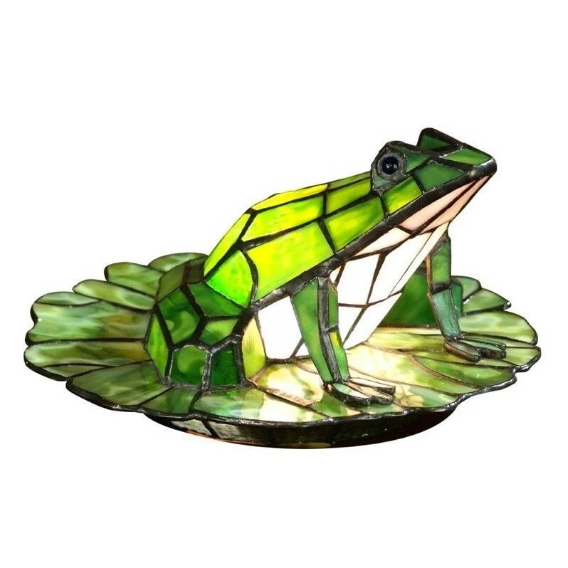 Dale Tiffany Tiffany Frog Lily Pad Accent Lamp eBay