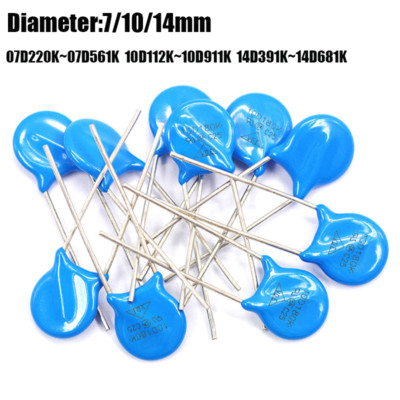 5/10/20/50/100X Metalloxide Varistoren 10D471K 10D911K 07D220K 14D391K Varistor