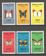 SENEGAL 1963 SG 262/267 MINT