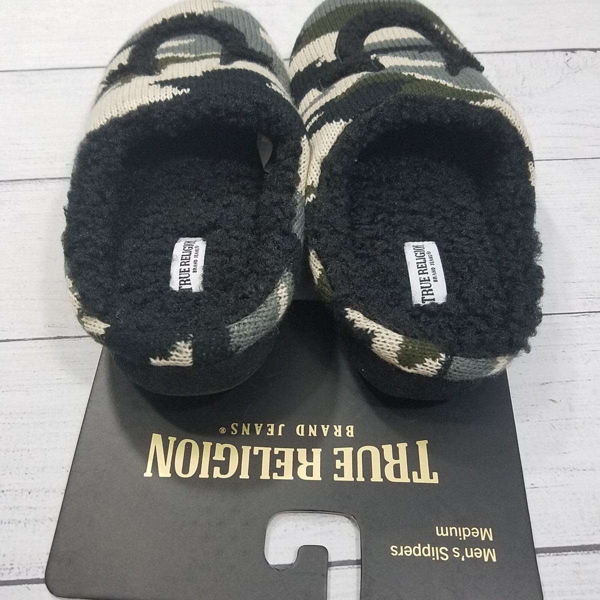 True Religion Camo Slippers Men display picture 3