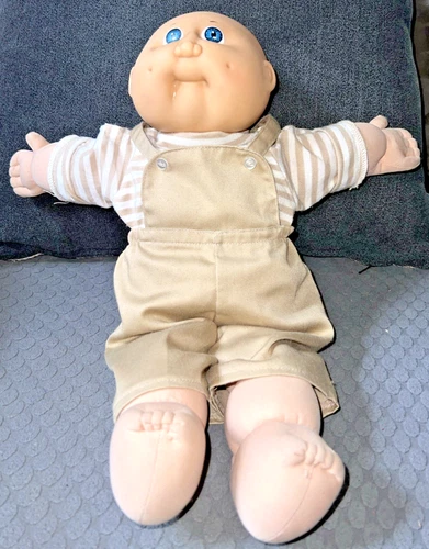 Original Vintage 1985 Cabbage Patch Kids  Xavier Roberts Signed Bald Boy Blue