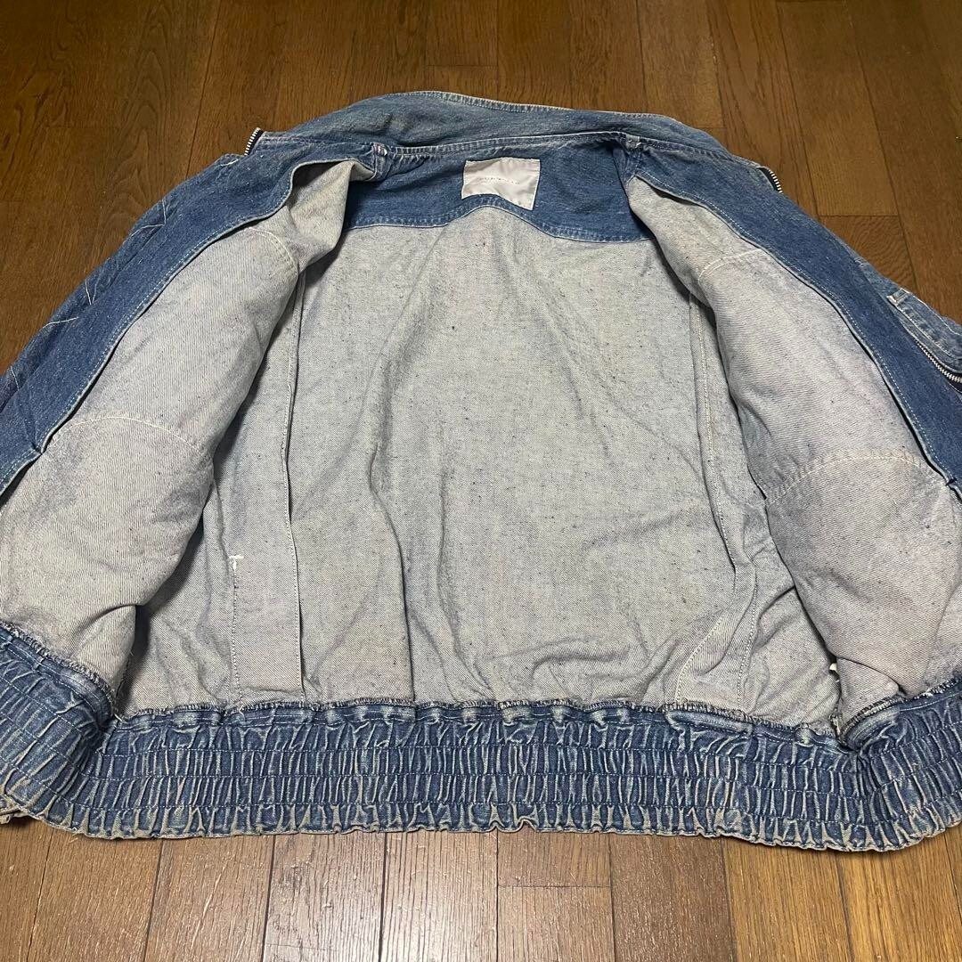 ISSEY MIYAKE DUETRIO 1980's Vintage Denim Jean Jacket M Indigo