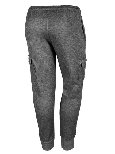 Fleece Jogger Cargo Pockets Sweatpants Mens Slim Fit Thermal Activewear Sports - Picture 14 of 19